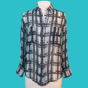 Dakota Collective Sheer Chiffon Blouse Size XS Preowned